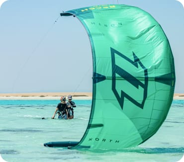 Rental kitesurfing equipment